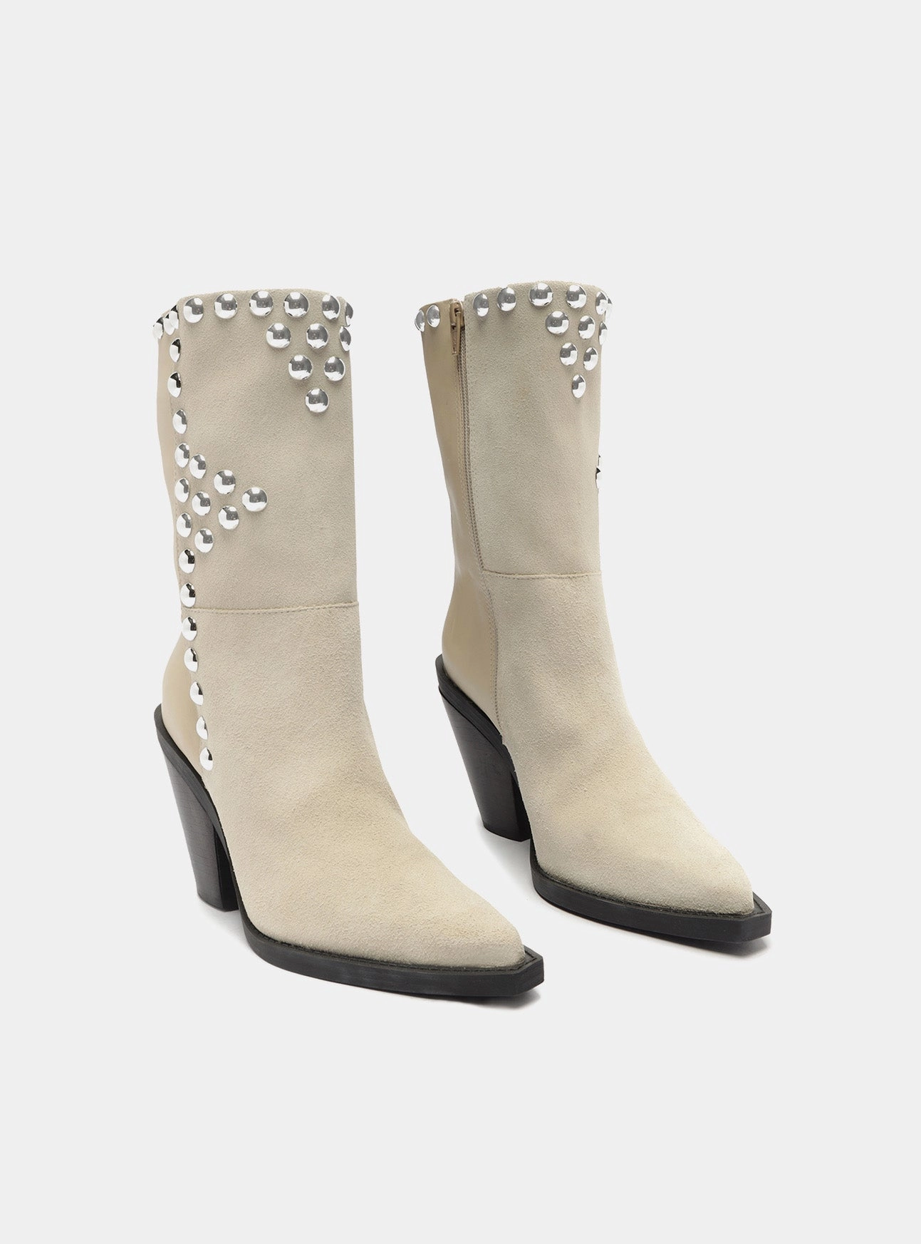 Cushioned Insole Technology Everly Leather  Block Boot