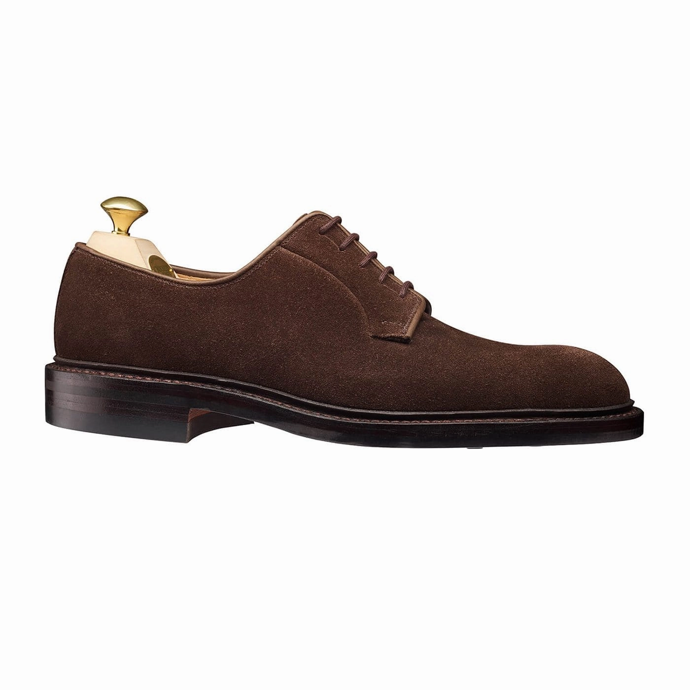 Rolling Motion Design Leather Upper Lanark 3 Dark Brown Suede
