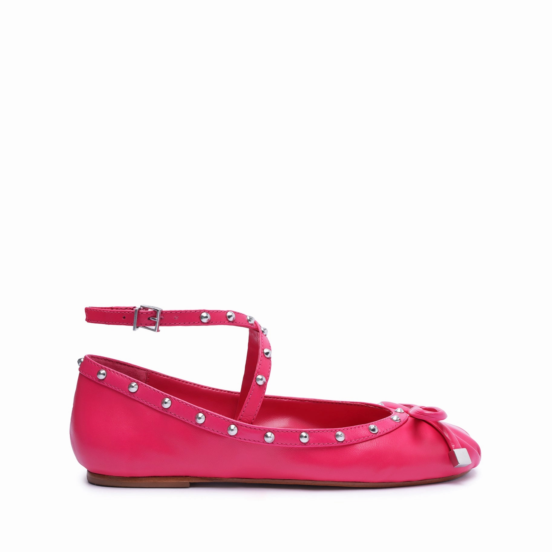 Season Ease Larissa Nappa Leather Flat