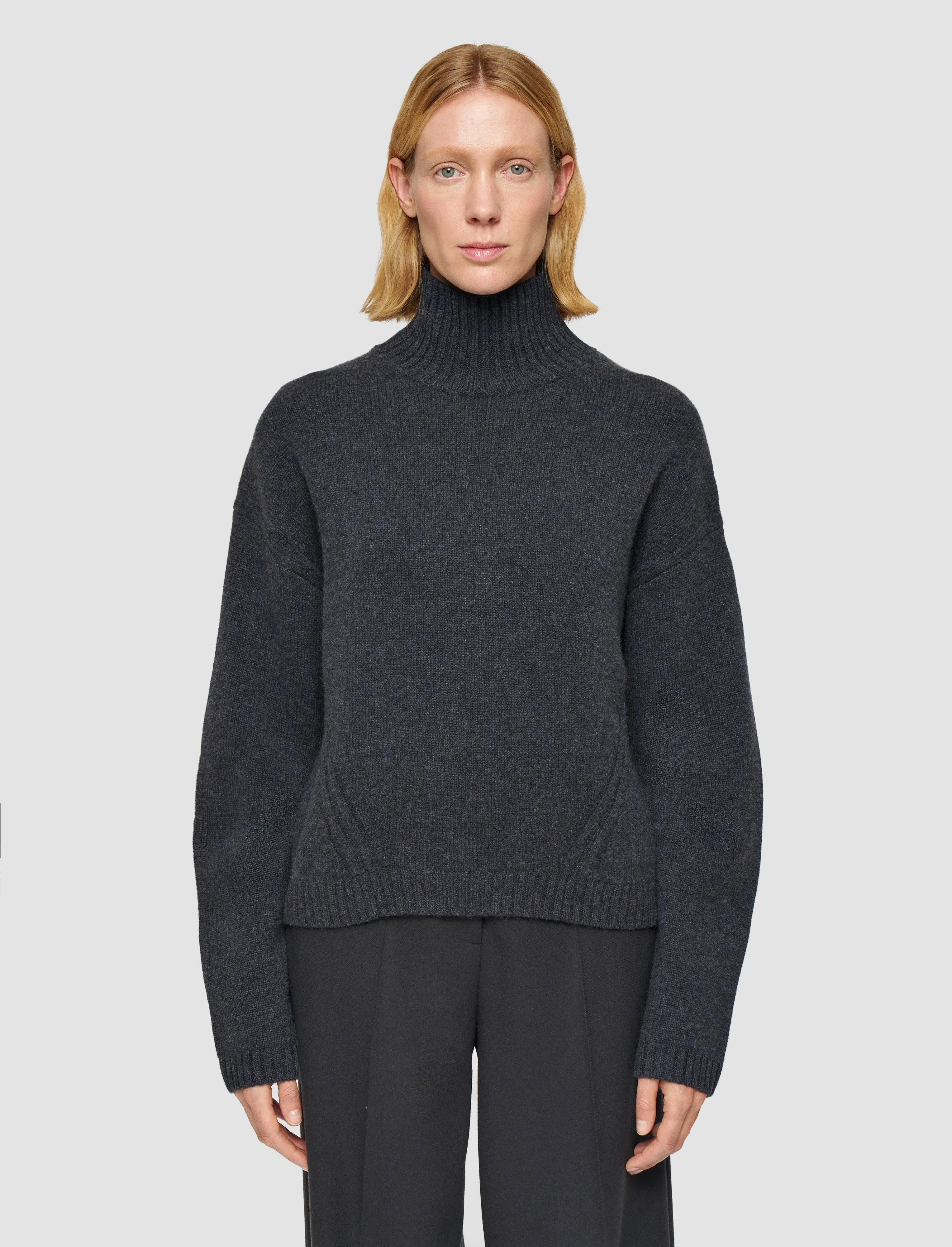 Luxe Cashmere High Neck Jumper Winter Comfort