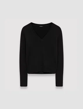 Chic Warmth Everyday Use Pure Cashmere V Neck Jumper