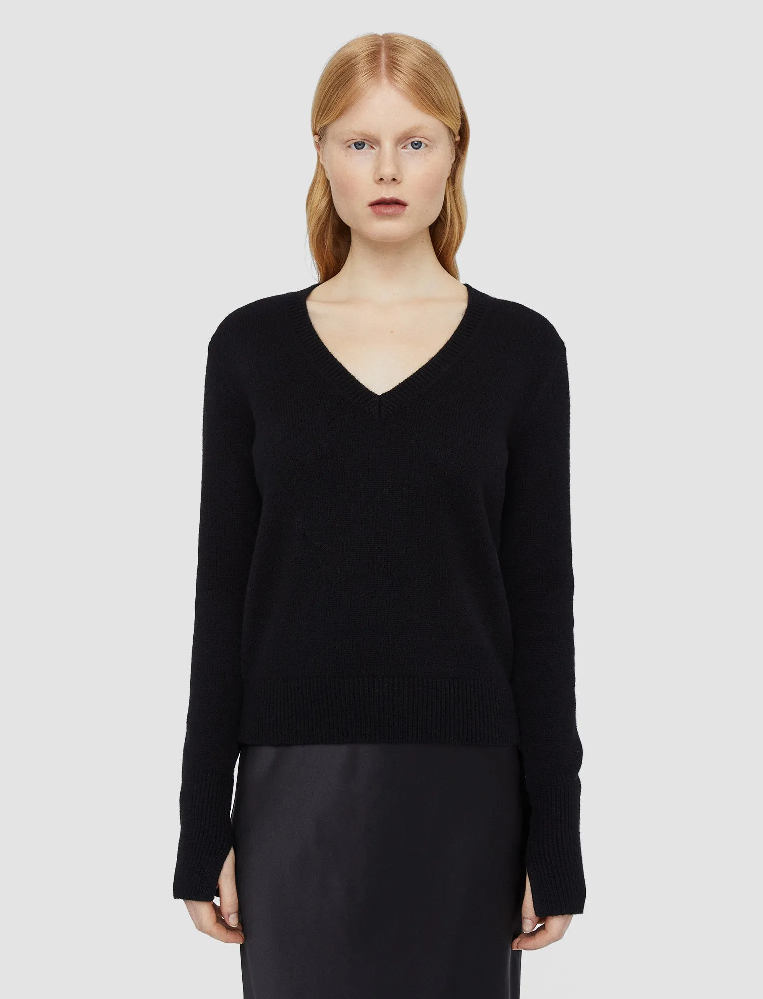 Pure Cashmere V Neck Jumper Autumn Ready