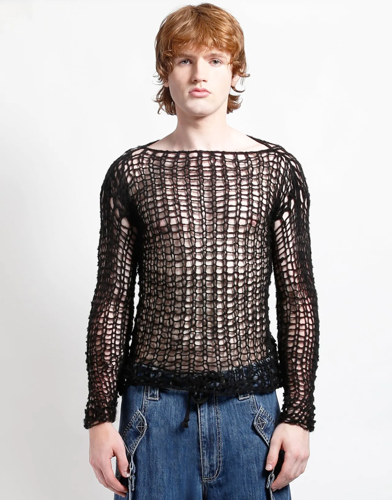 Easy Style DurableWeave HOLY PUNK SWEATER BLACK