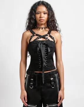 LACED UP CORSET Colorfast Dye Method