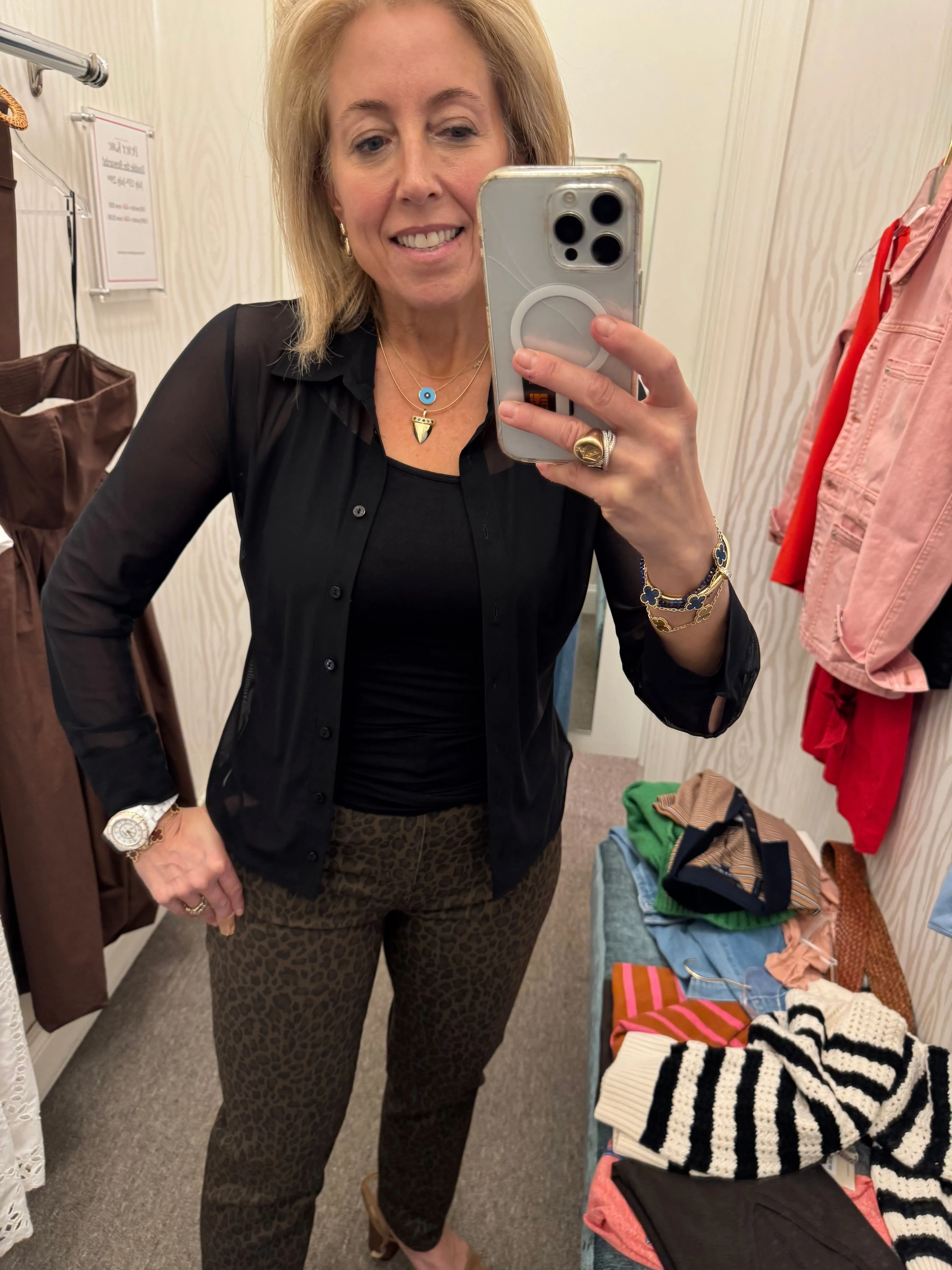 Timeless Outfit Neat And Easy Le Sleek Straight Leopard