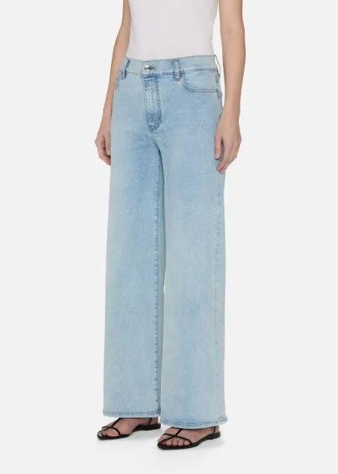 Le Slim Palazzo Tribute Couple Look Lightweight Shrink Resistant Denim