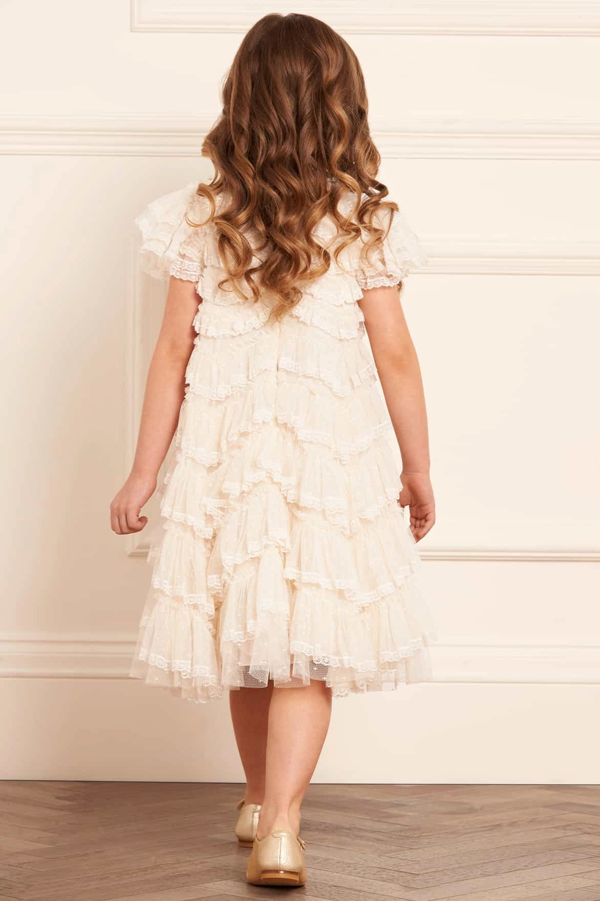 FourWayStretchFabric Libby Lace Kids Dress