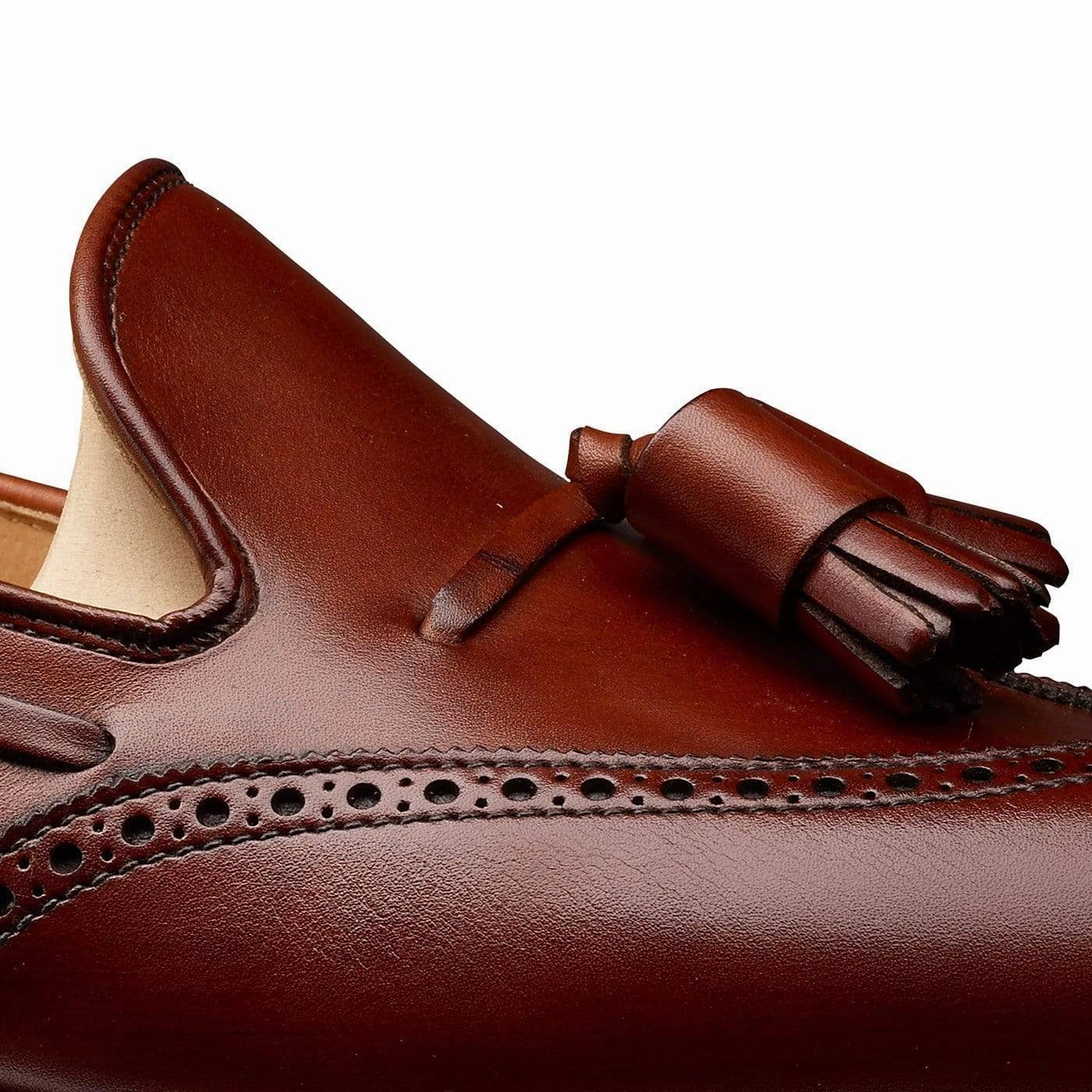 Perfect Fit Soft Insole Slip-ons Lichfield Chestnut Burnished Calf