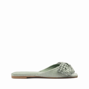 Formal Mode Lienne Straw Flat Sandal