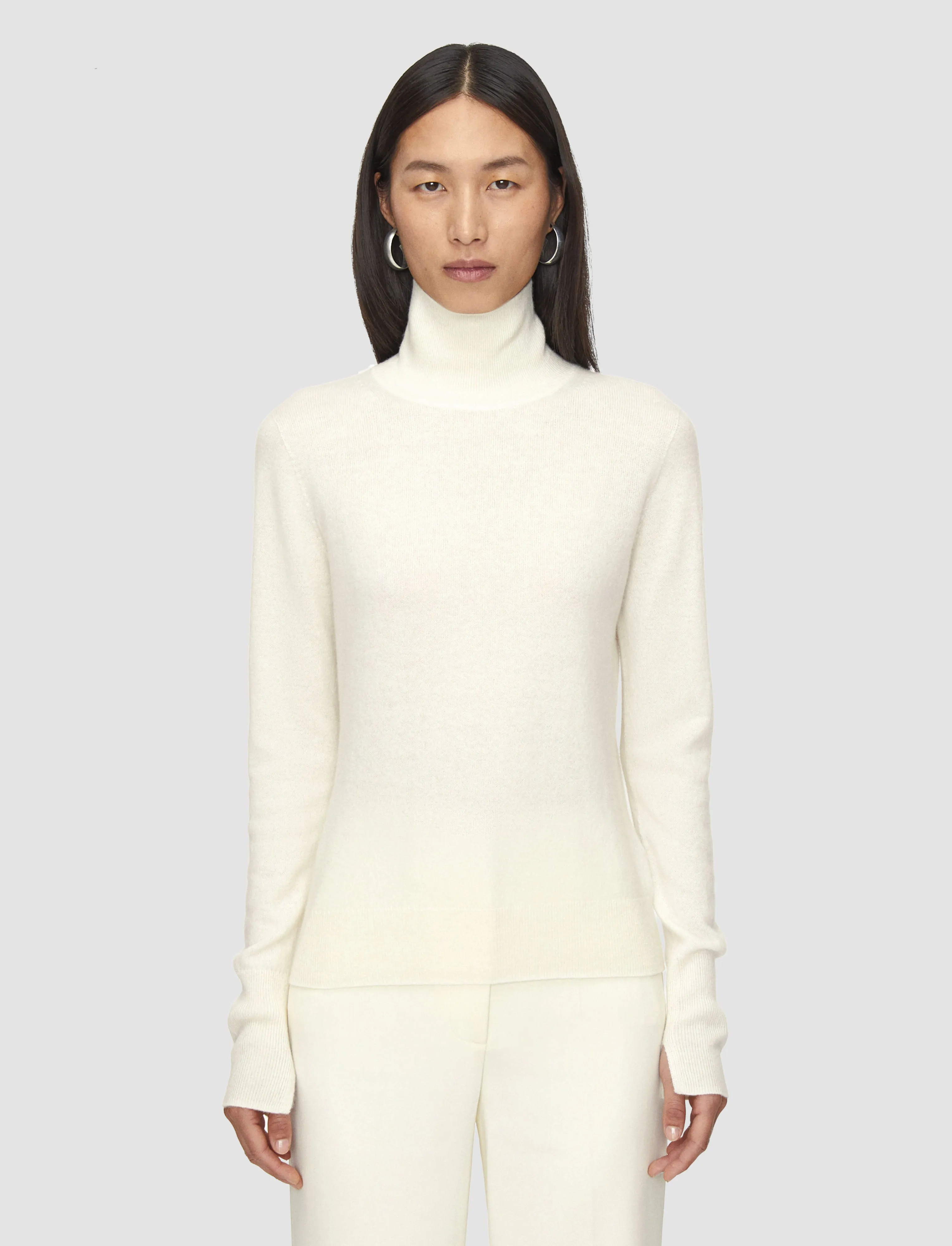 Light Pure Cashmere High Neck Jumper Simple Trend