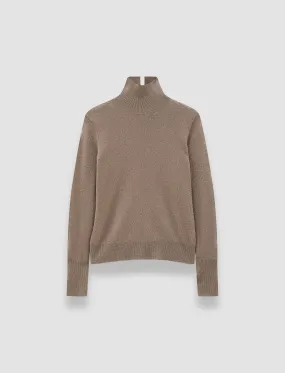 Light Pure Cashmere High Neck Jumper LowImpact Processing UVProtective Knit Density