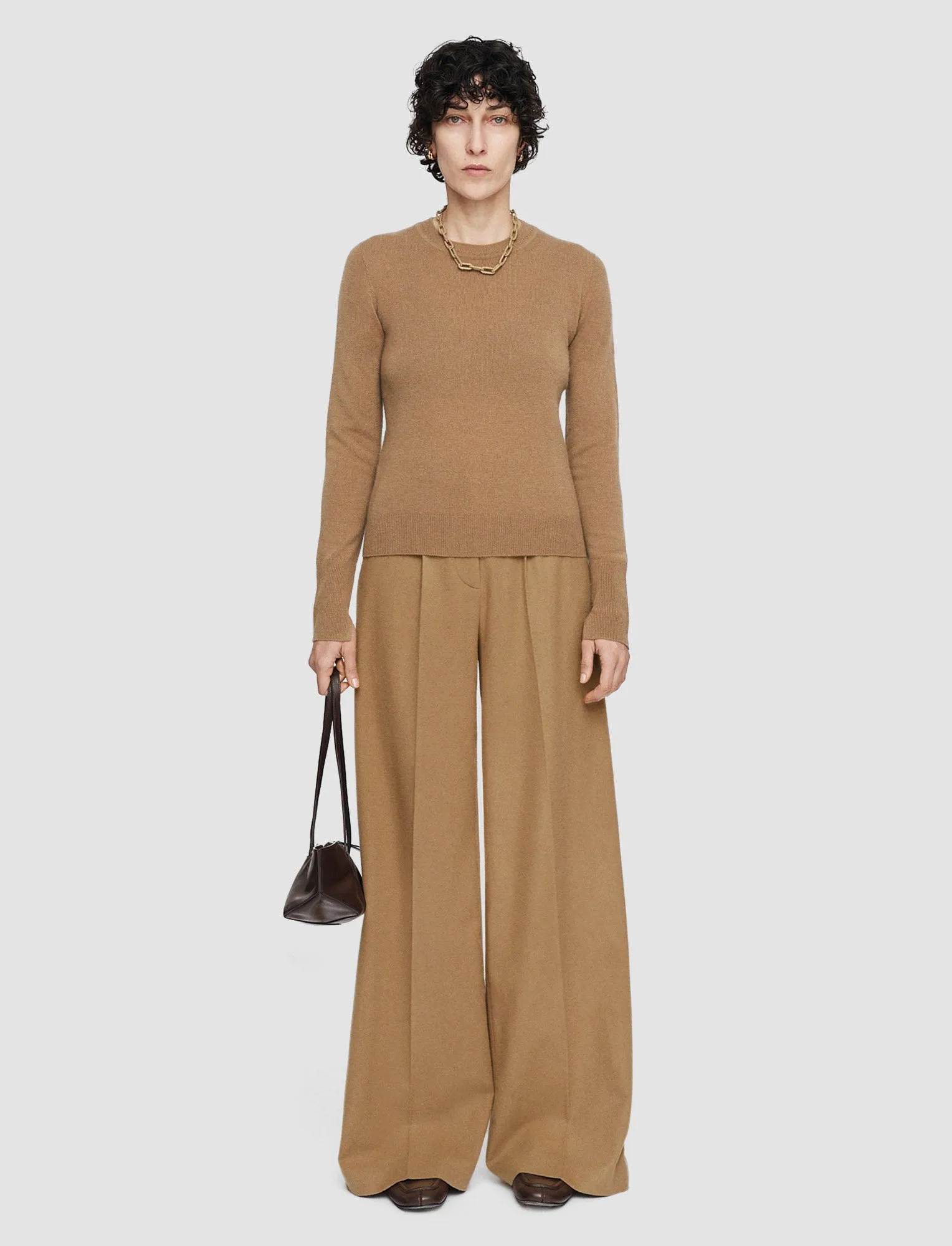 Light Pure Cashmere Round Neck Jumper Fresh Trend AirflowOptimized Pattern