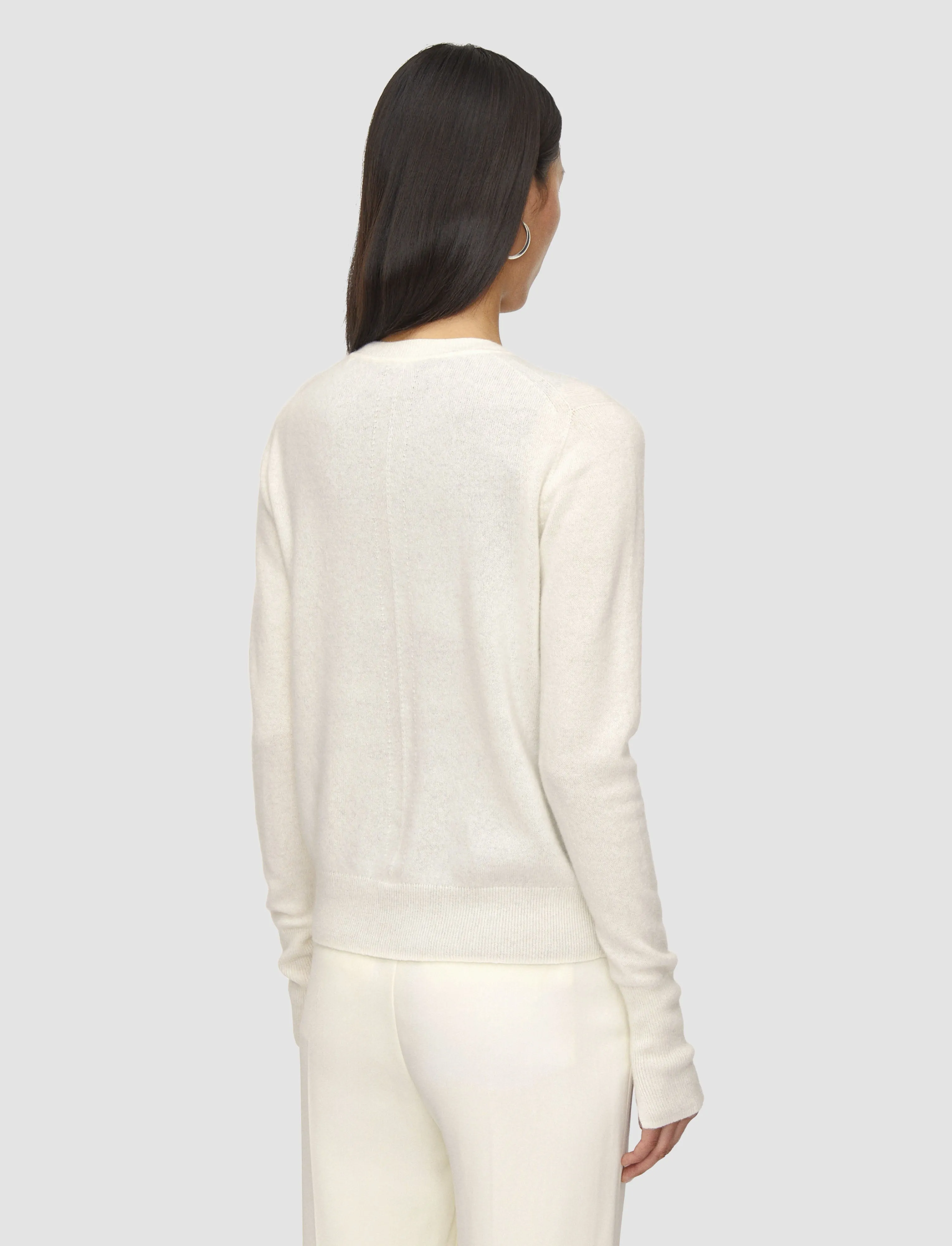 Light Pure Cashmere Round Neck Jumper Airy Feel Fashion Favorite
