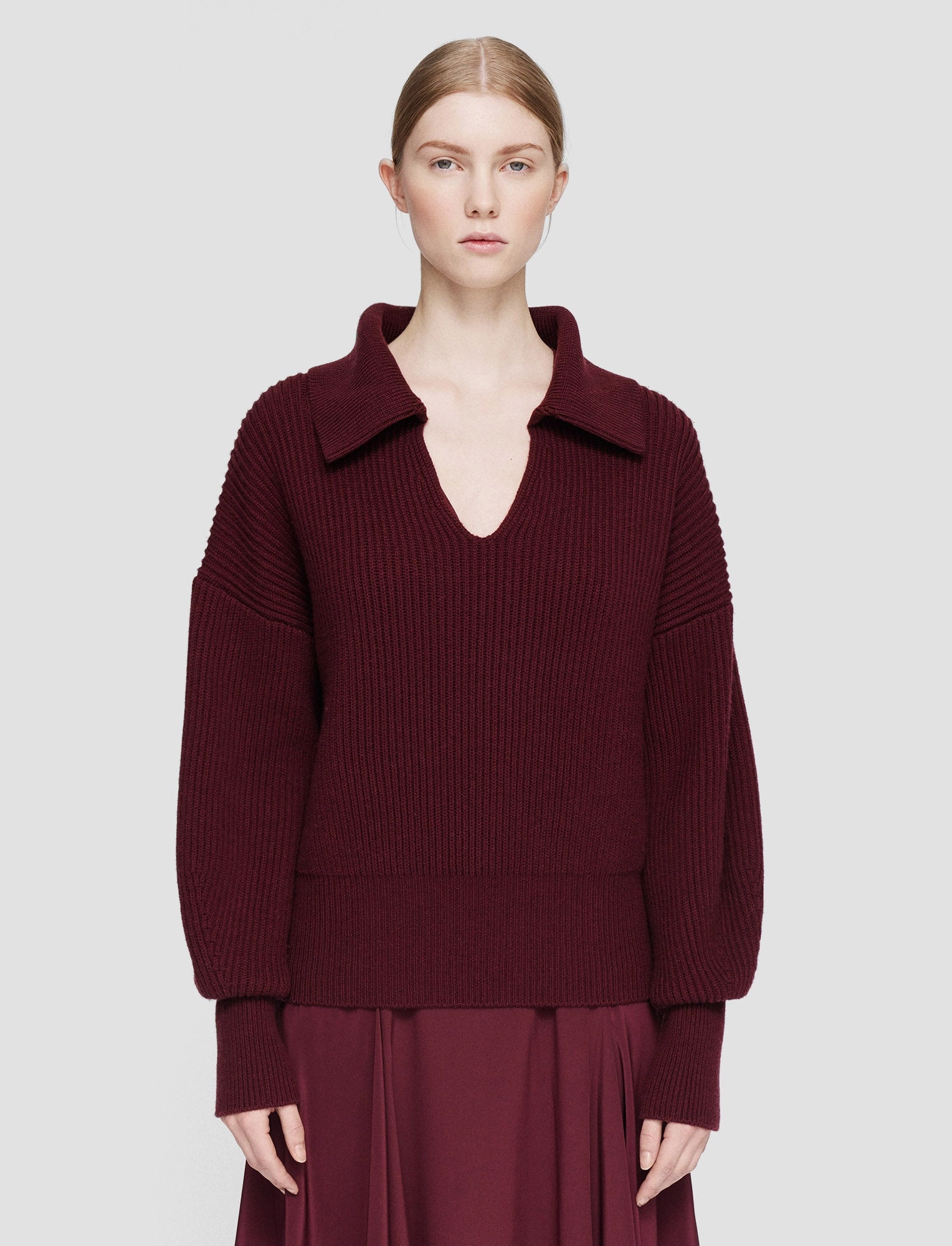 Sweater Knit Light Cardigan Stitch Open Neck Jumper