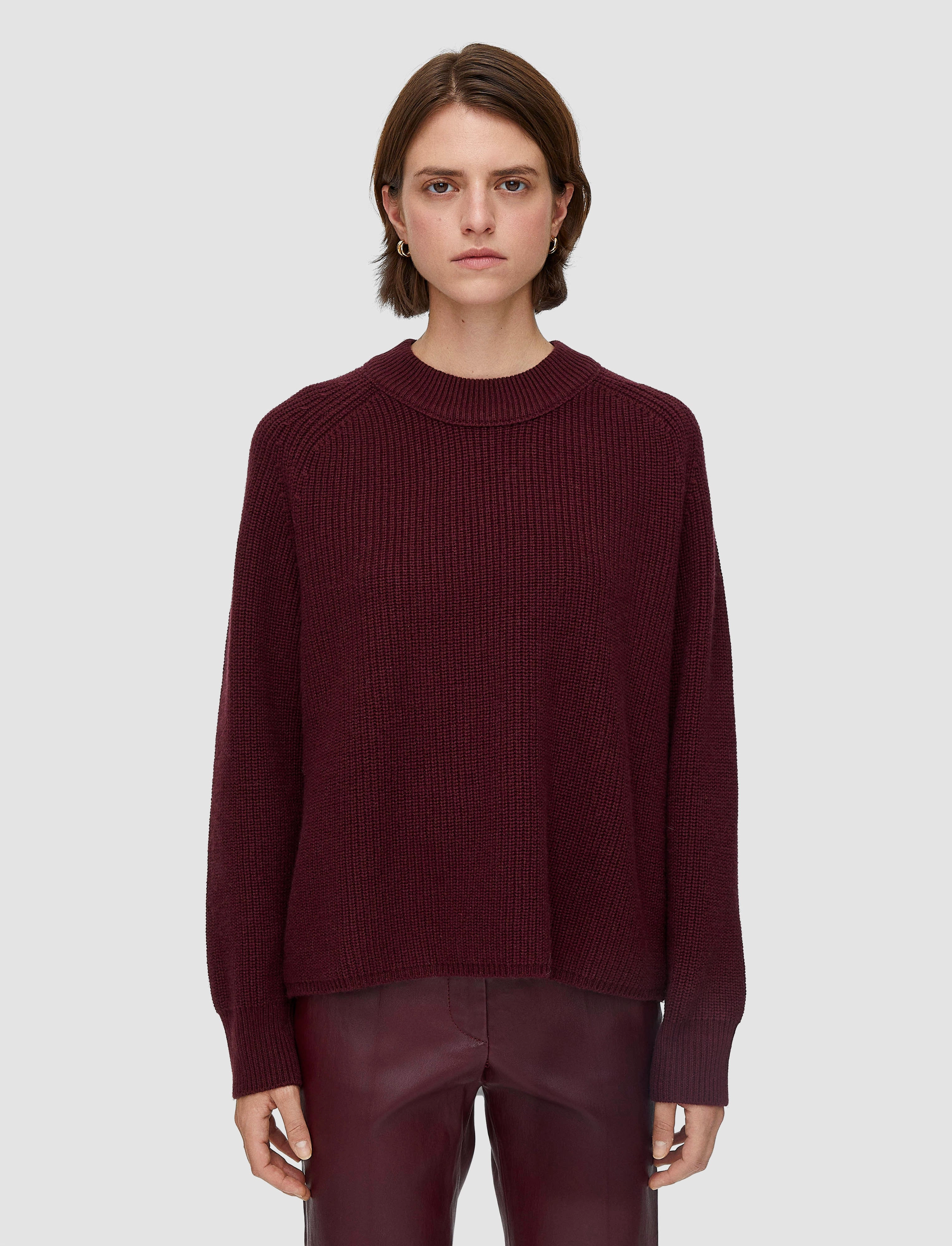 Light Cardigan Stitch Round Neck Jumper MachineWashable Structure