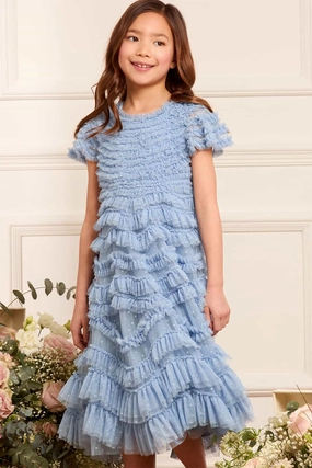 Wild Rose Ruffle Kids Dress SoftTouchFinish