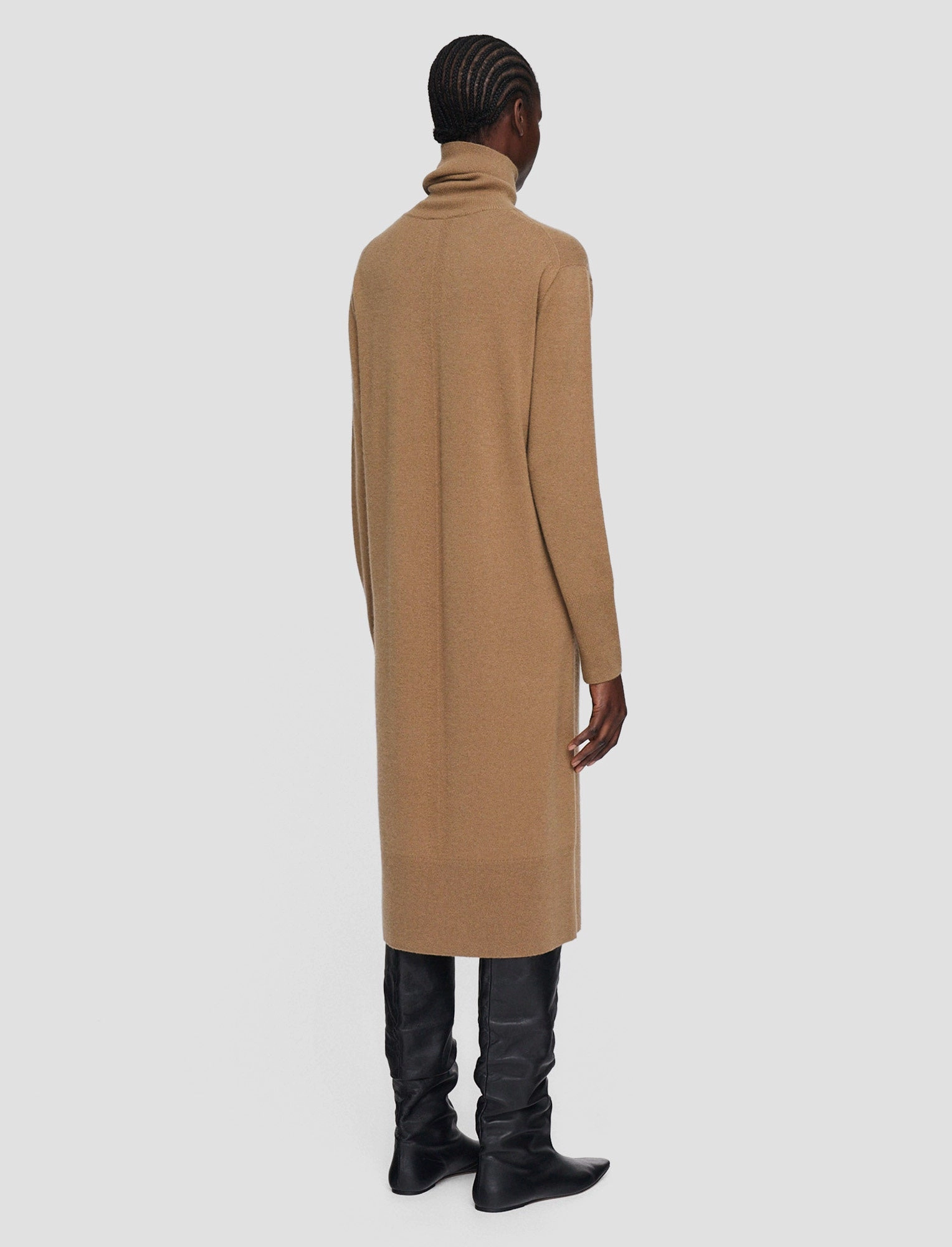 Light Pure Cashmere Dress Under Layer Ventilated Armhole Design