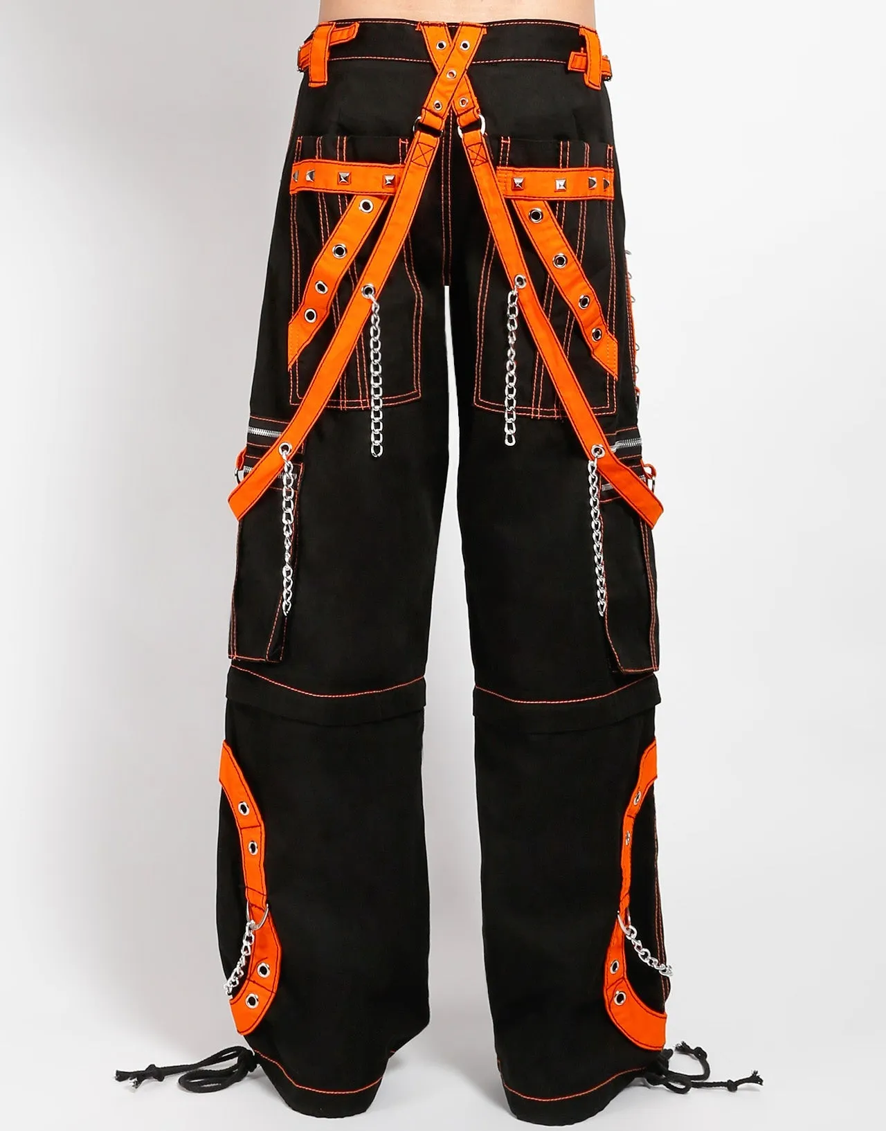 Feminine Cut STEP CHAIN PANT ORANGE