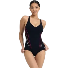 Women's Marina Eye Back One Piece Secure Fit Design Summer Break