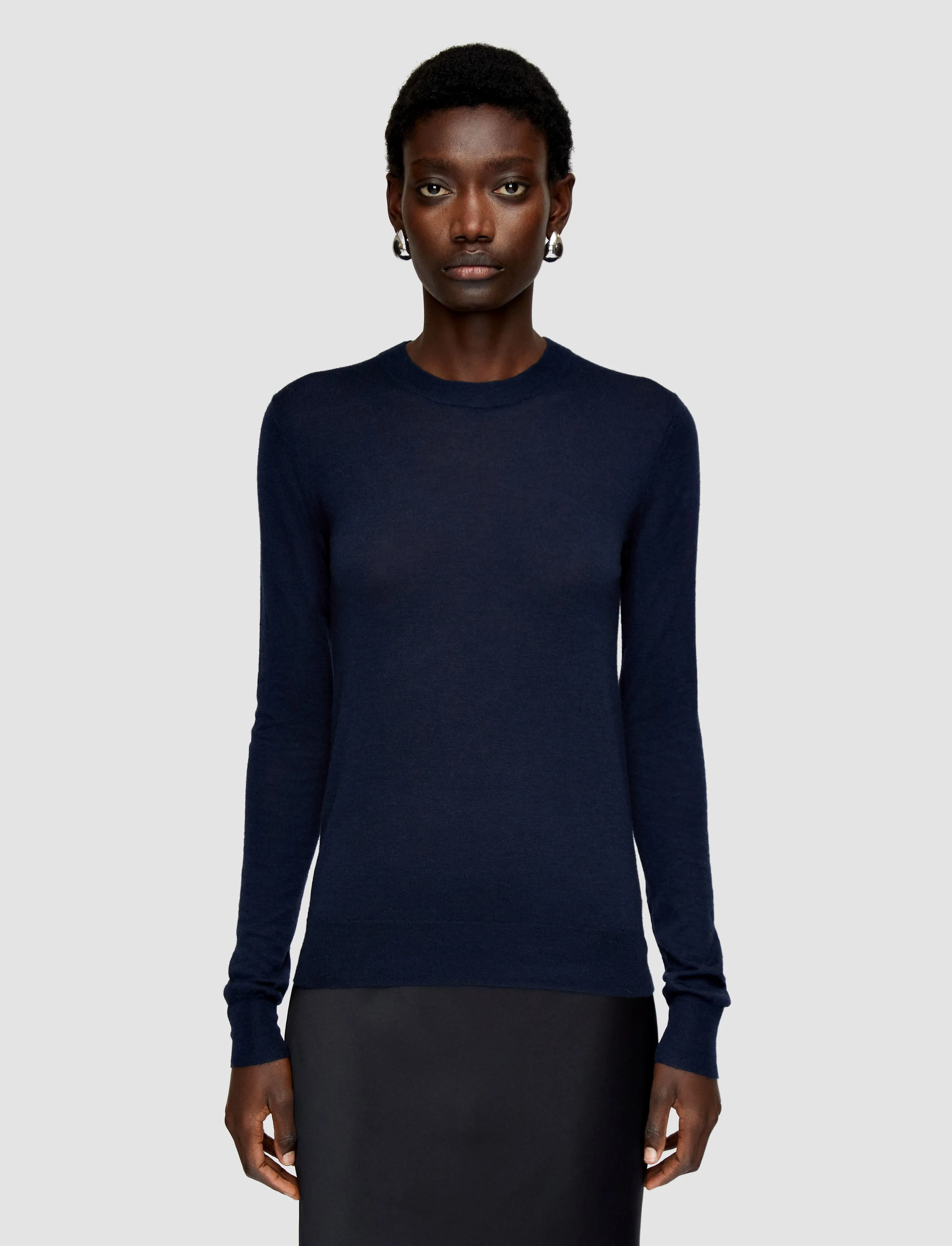 Cashair Round Neck Jumper LowImpact Processing Urban Fashion