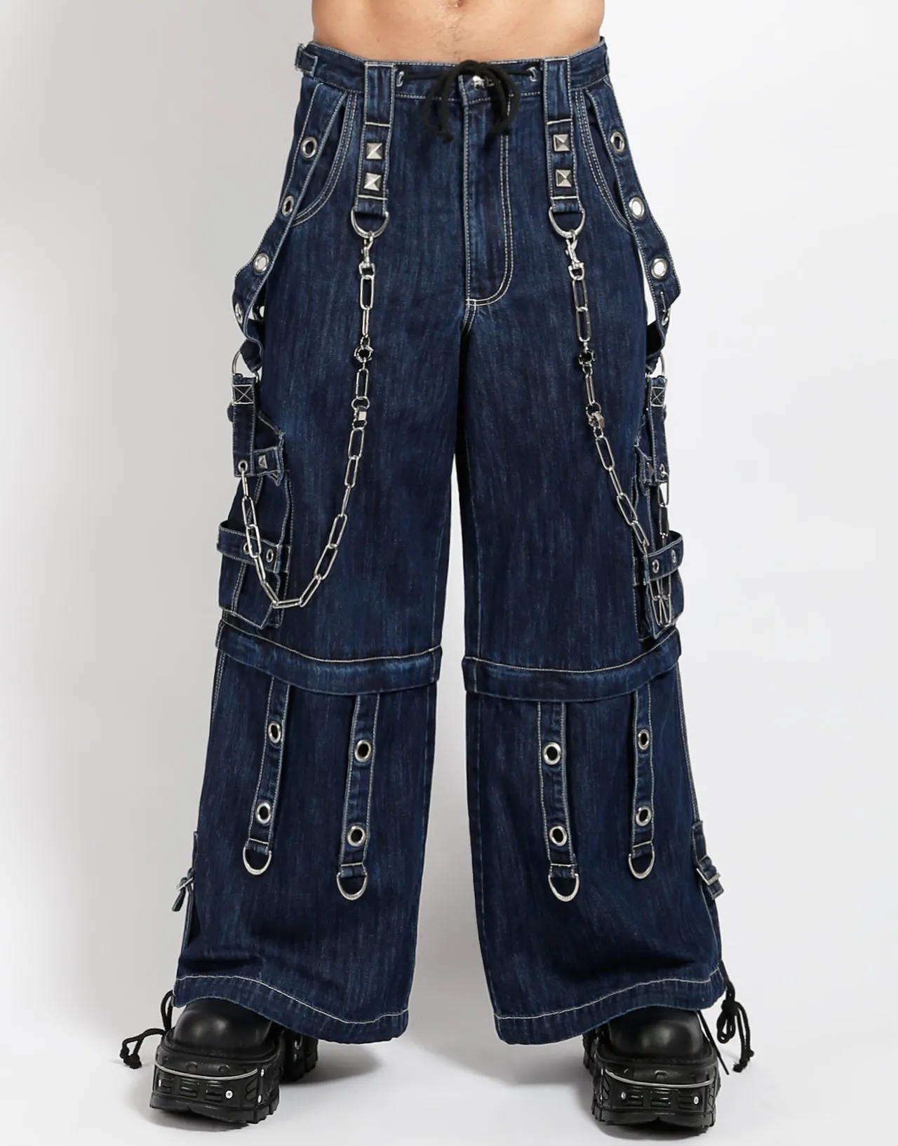 SUPER O-RING PANT BLUE DENIM Flexible shape