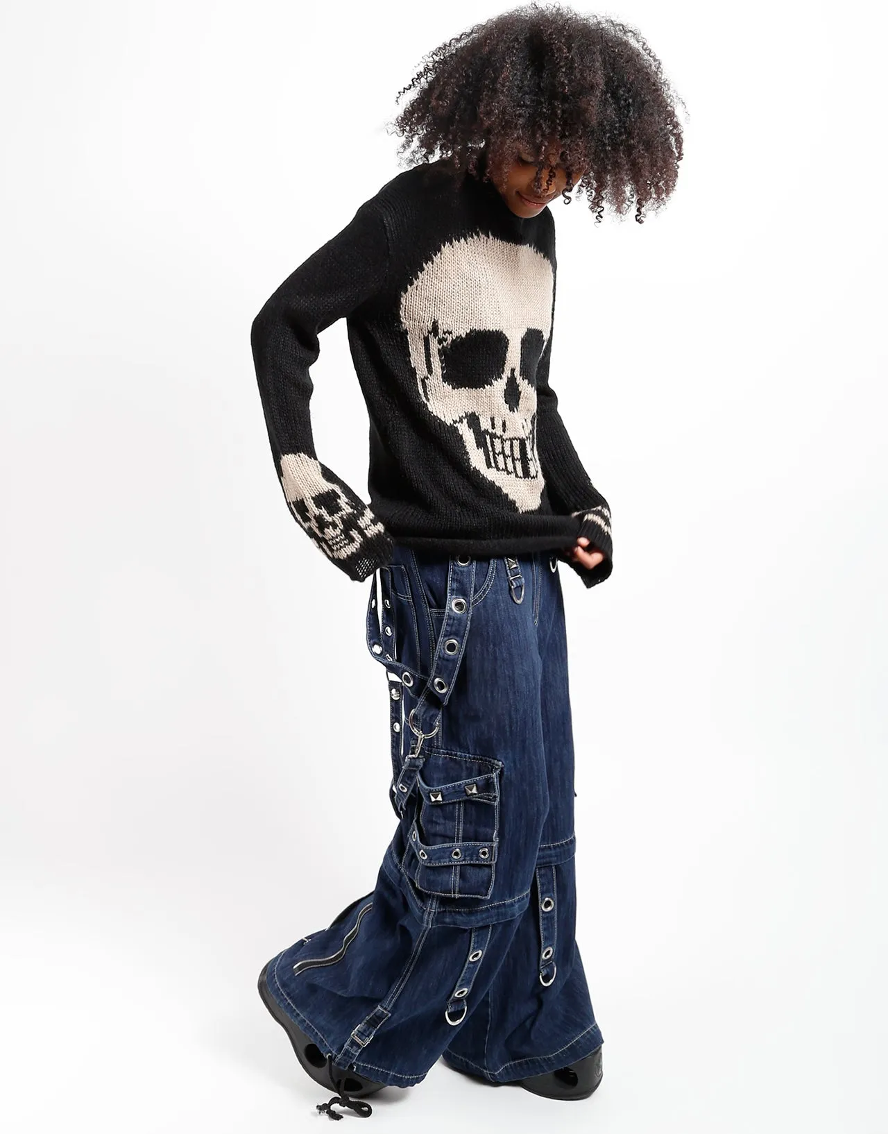 SUPER O-RING PANT BLUE DENIM Breathable wear