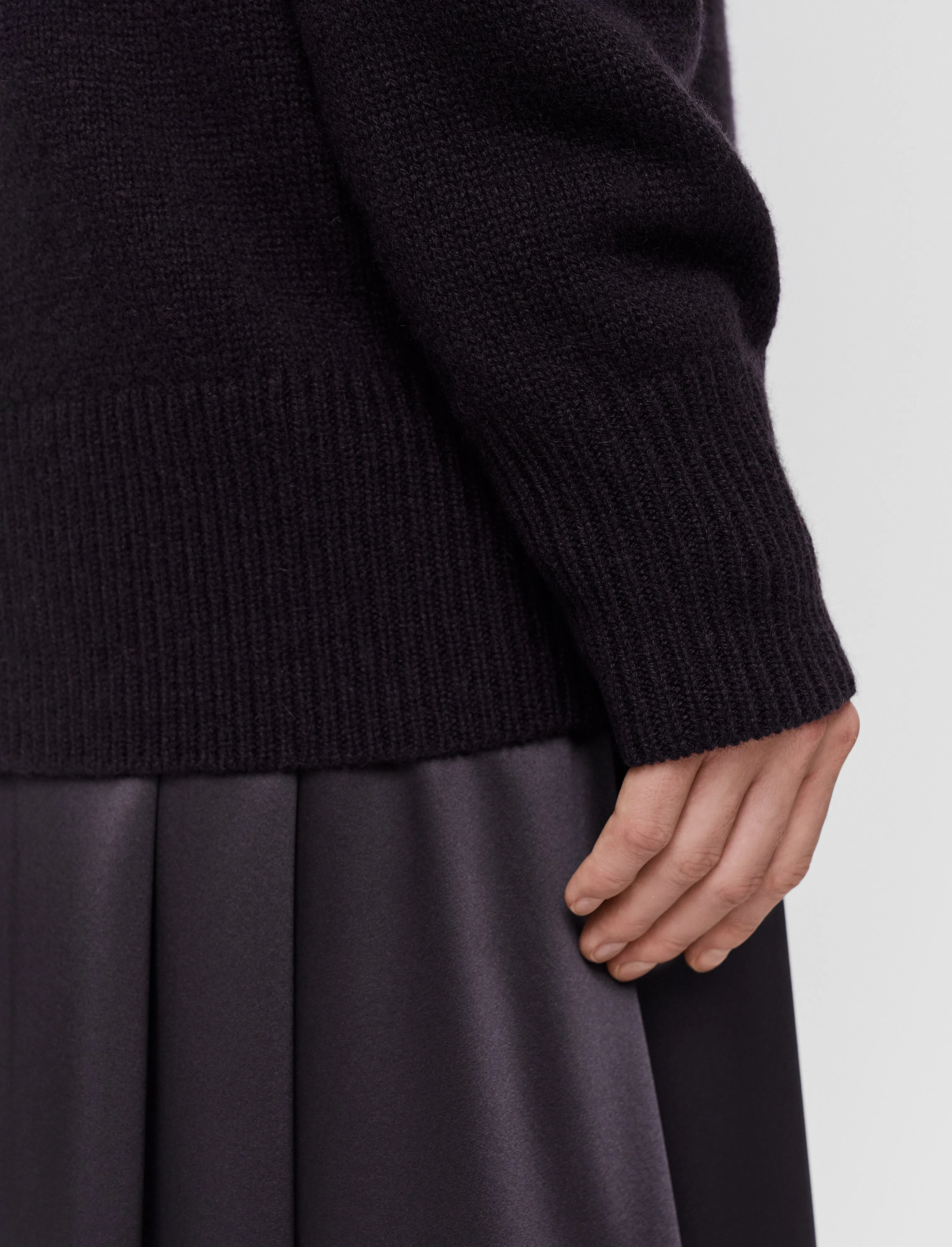 Luxe Cashmere High Neck Jumper Non Chlorine Bleach Safe Cold Season