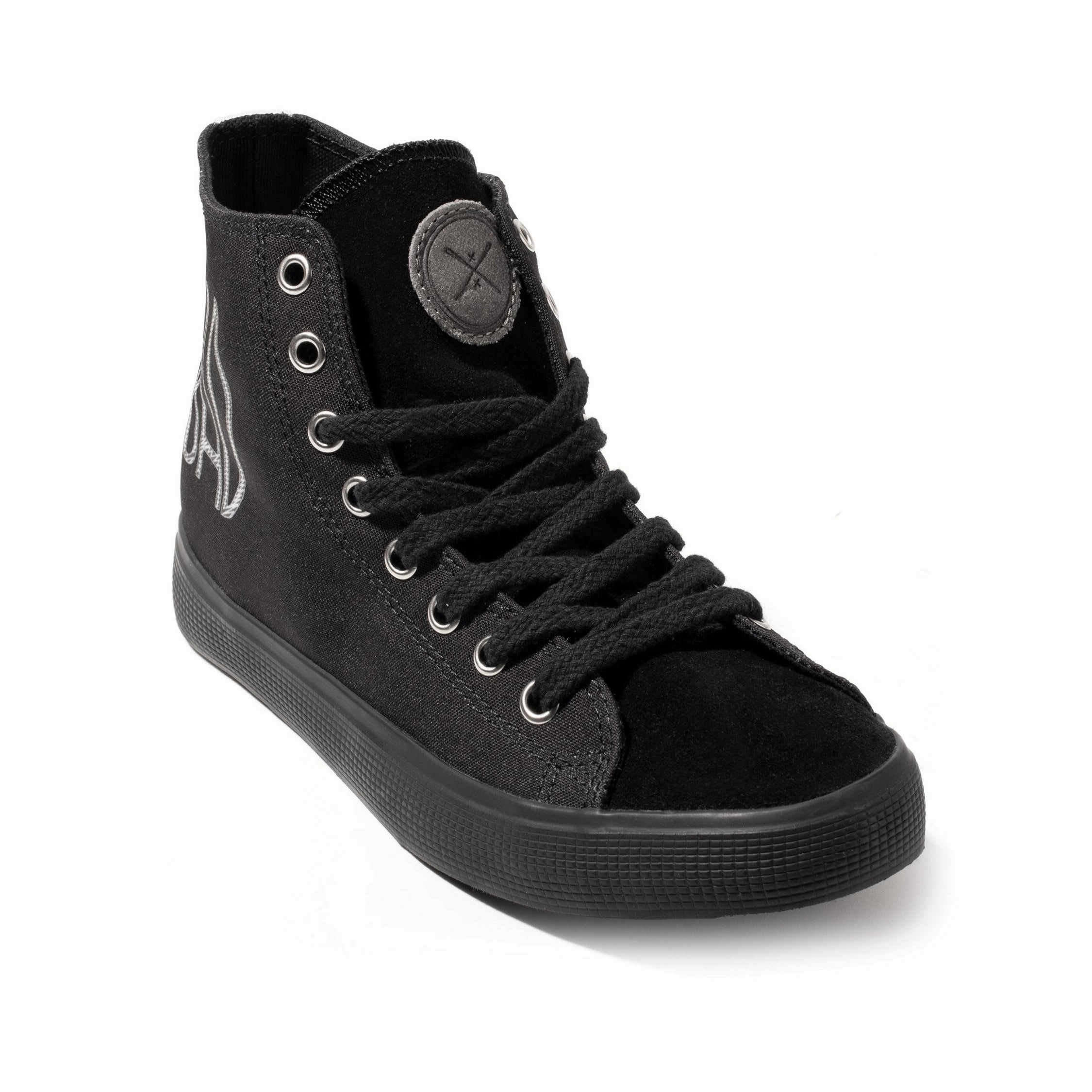 BADass - Black High Top Clean Lines Support Ready