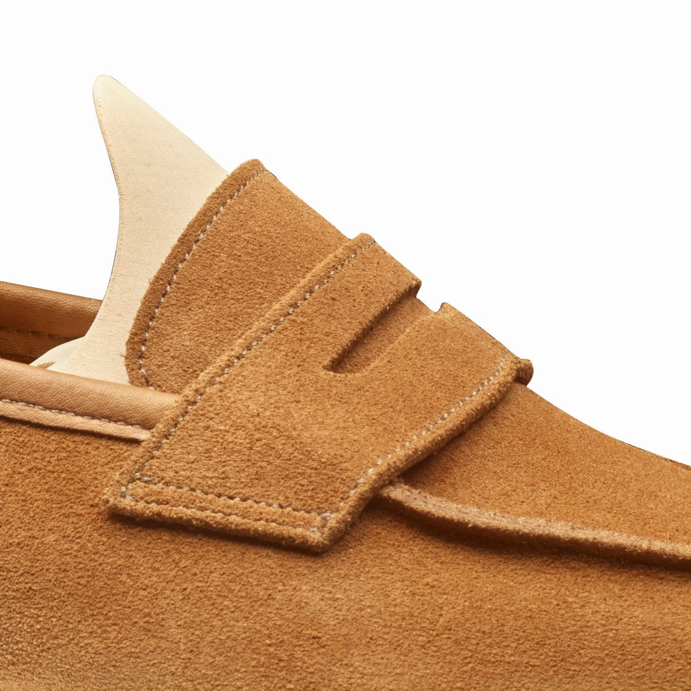 Satin Glow Multi Density Foam Lilou Tan Calf Suede