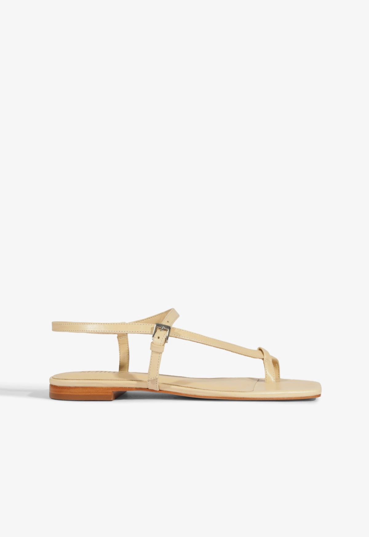 Comfort Outsole Lisa Beige Suede Flat Sandal
