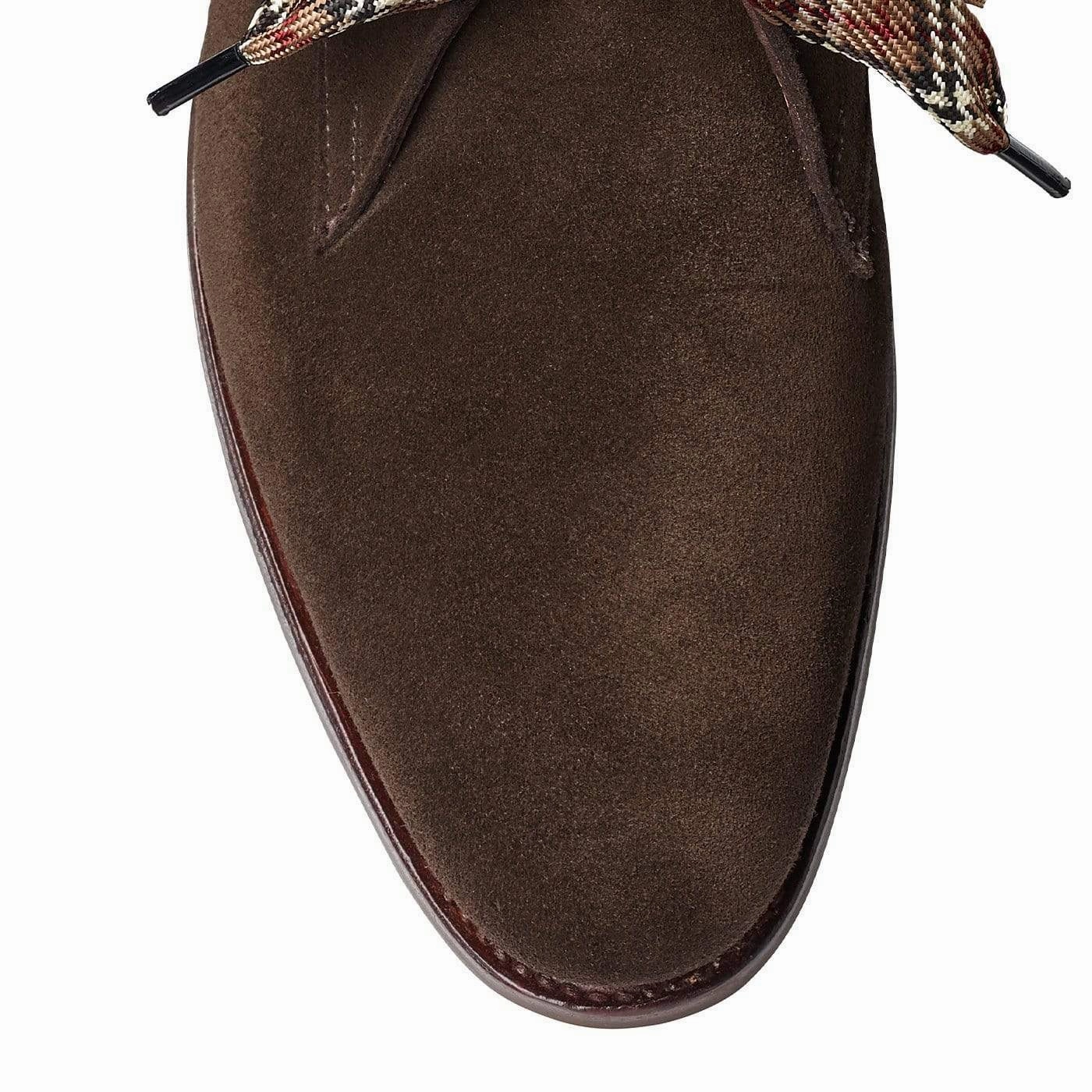 Reinforced Seams Lisa Dark Brown Suede