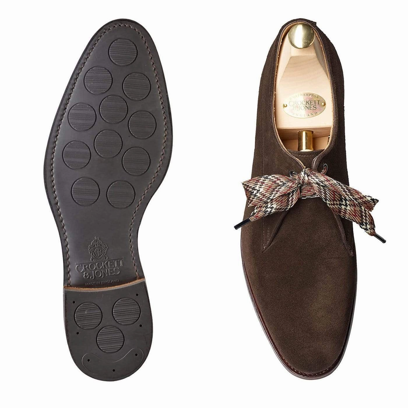 Lisa Dark Brown Suede Stable Step Jungle Path