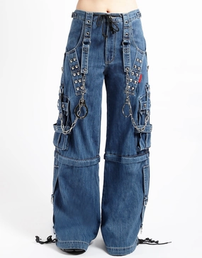 LOCK UP PANT LIGHT BLUE DENIM High-waisted fit