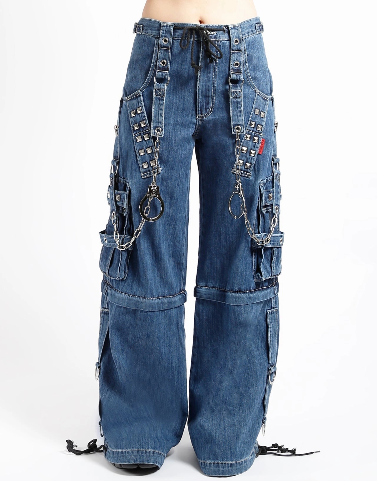 LOCK UP PANT LIGHT BLUE DENIM High-waisted fit