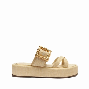 Reinforced toe box Lola Flatform Sandal