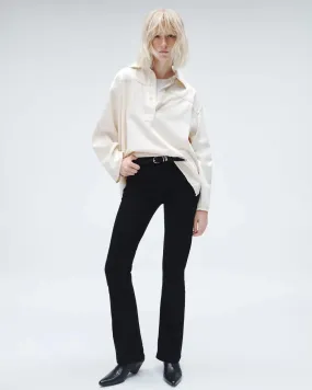 Peyton Bootcut Jean Black Multi Pocket Utility Active Outfit