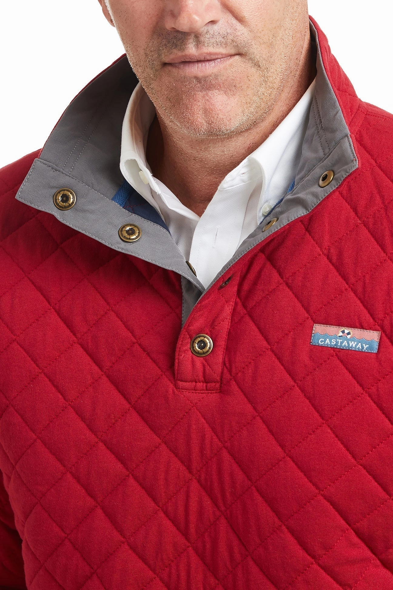 Cross Rip Quilted Sweatshirt Regatta Red UV Protection Design