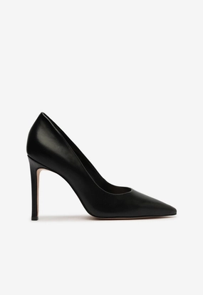 Elegant Feel Graceful Step Lou High Stiletto Black Pump