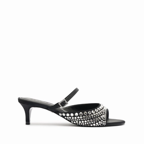 Power Flow Louise Low Satin Sandal