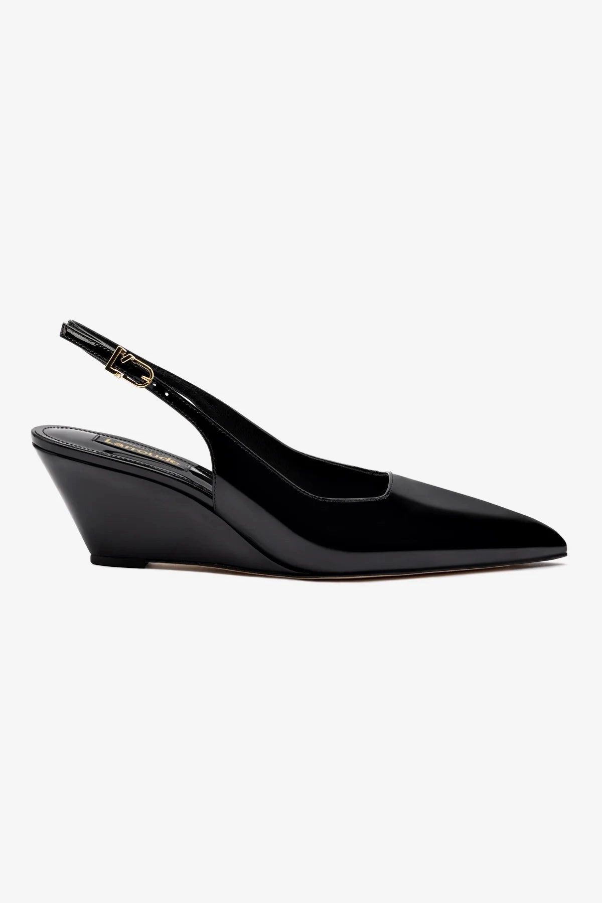 Greek Ease Proprioception Enhance Loulou Pump In Black Patent Leather