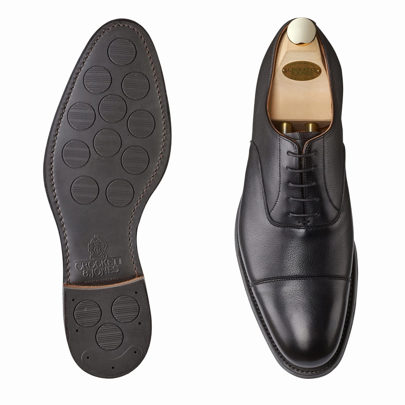 Slim Form Modern Dorset Black Milled Calf
