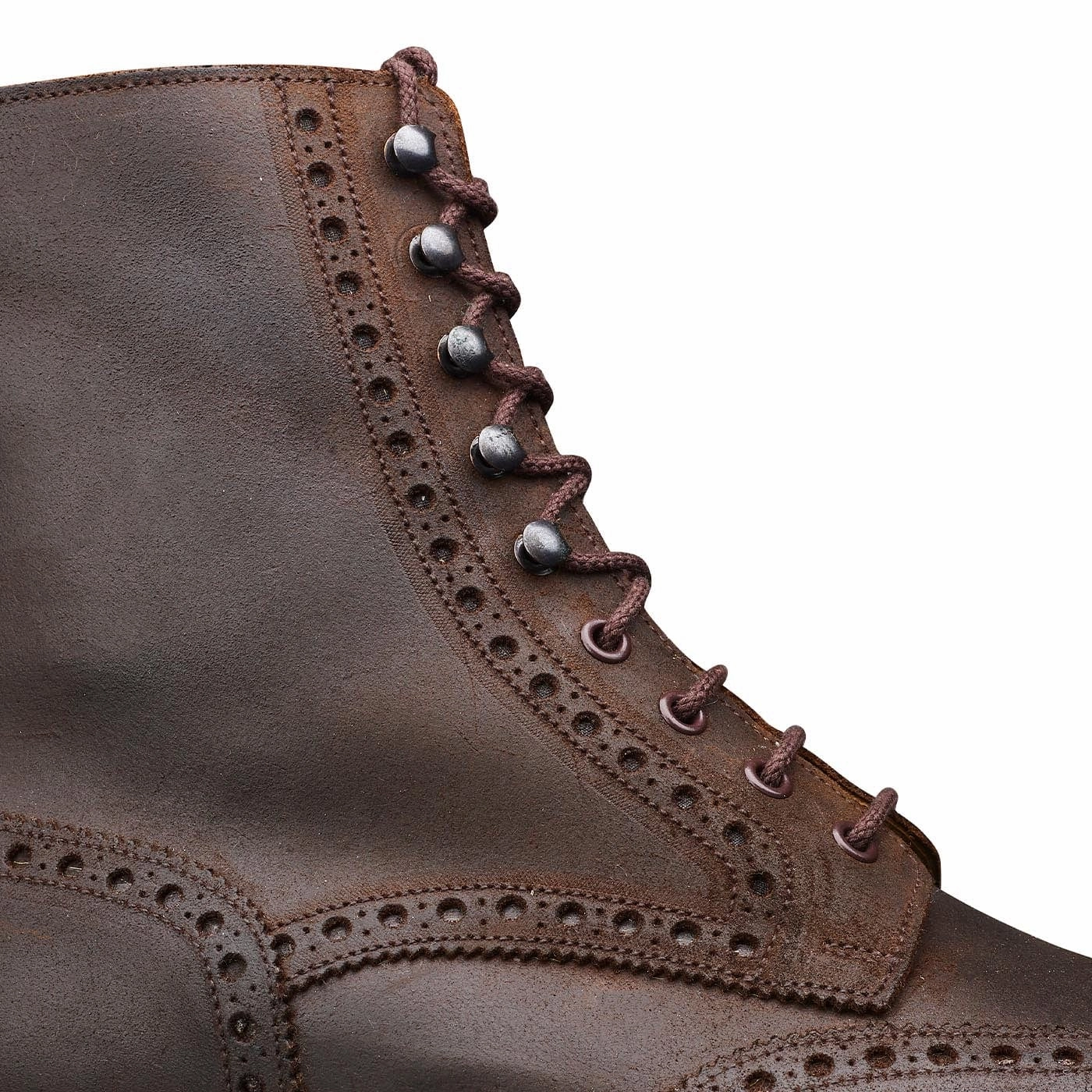 Islay Dark Brown Rough-Out Suede Work Terrain Sturdy Build