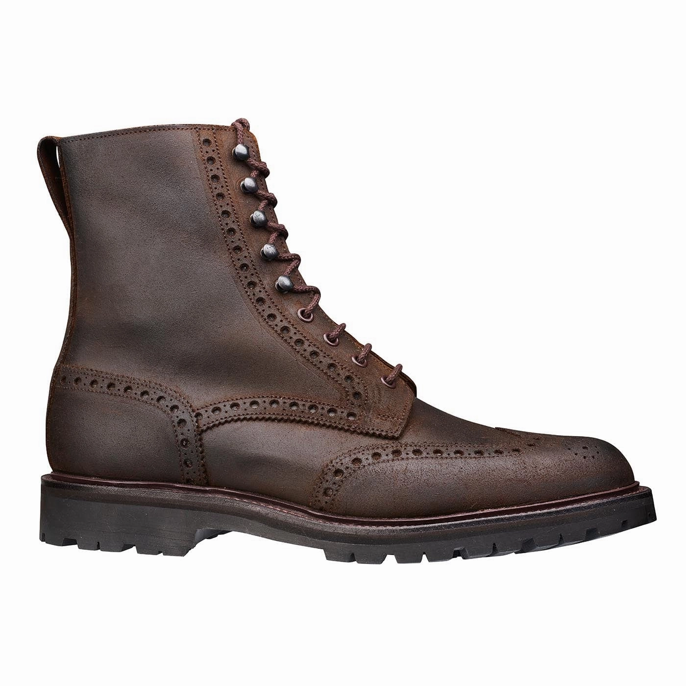 Urban Ready Functional Build Islay Dark Brown Rough-Out Suede