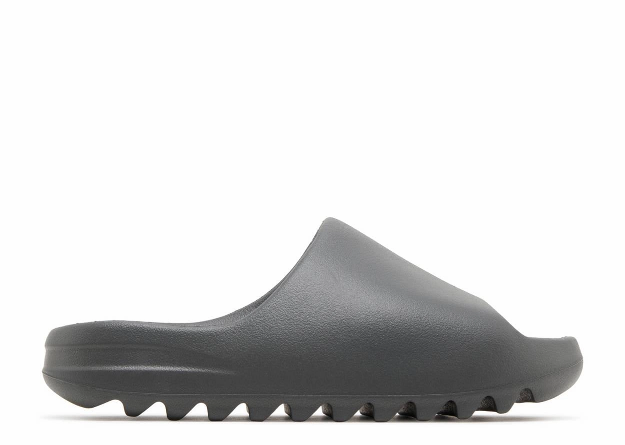 Durable Build Stretch Fabric Work Commute Yeezy Slide - Granite