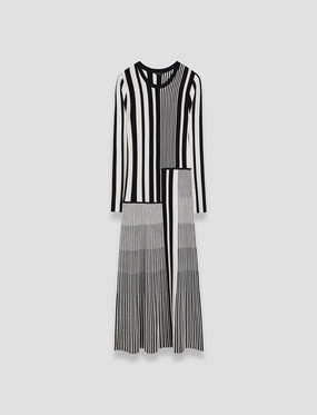 Stripes and Pleats Dress StretchWeave Fabric