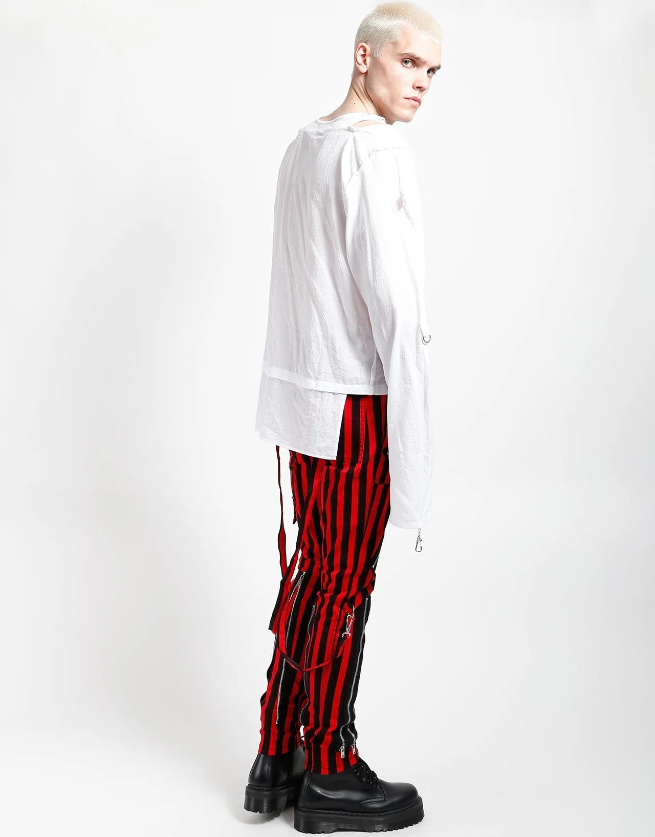 PUNK TOP WHITE Moisture Management AntiStaticTreatment