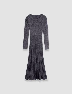 Soft touch finish Lurex Knit Dress
