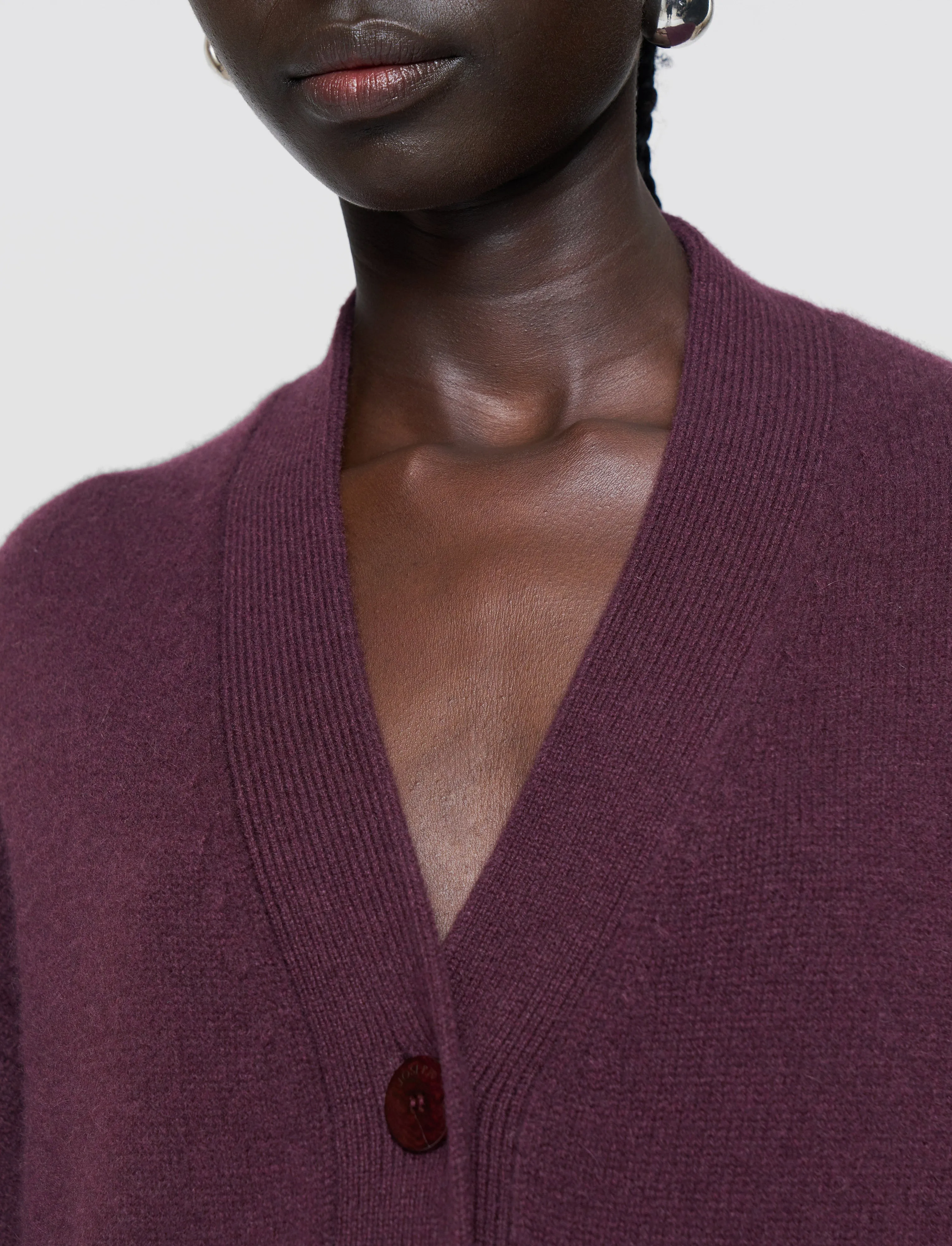 Comfort Stretch NonChlorine Bleached Luxe Cashmere Cardigan