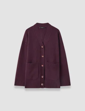 Luxe Cashmere Cardigan machine washable material LowMaintenance Care