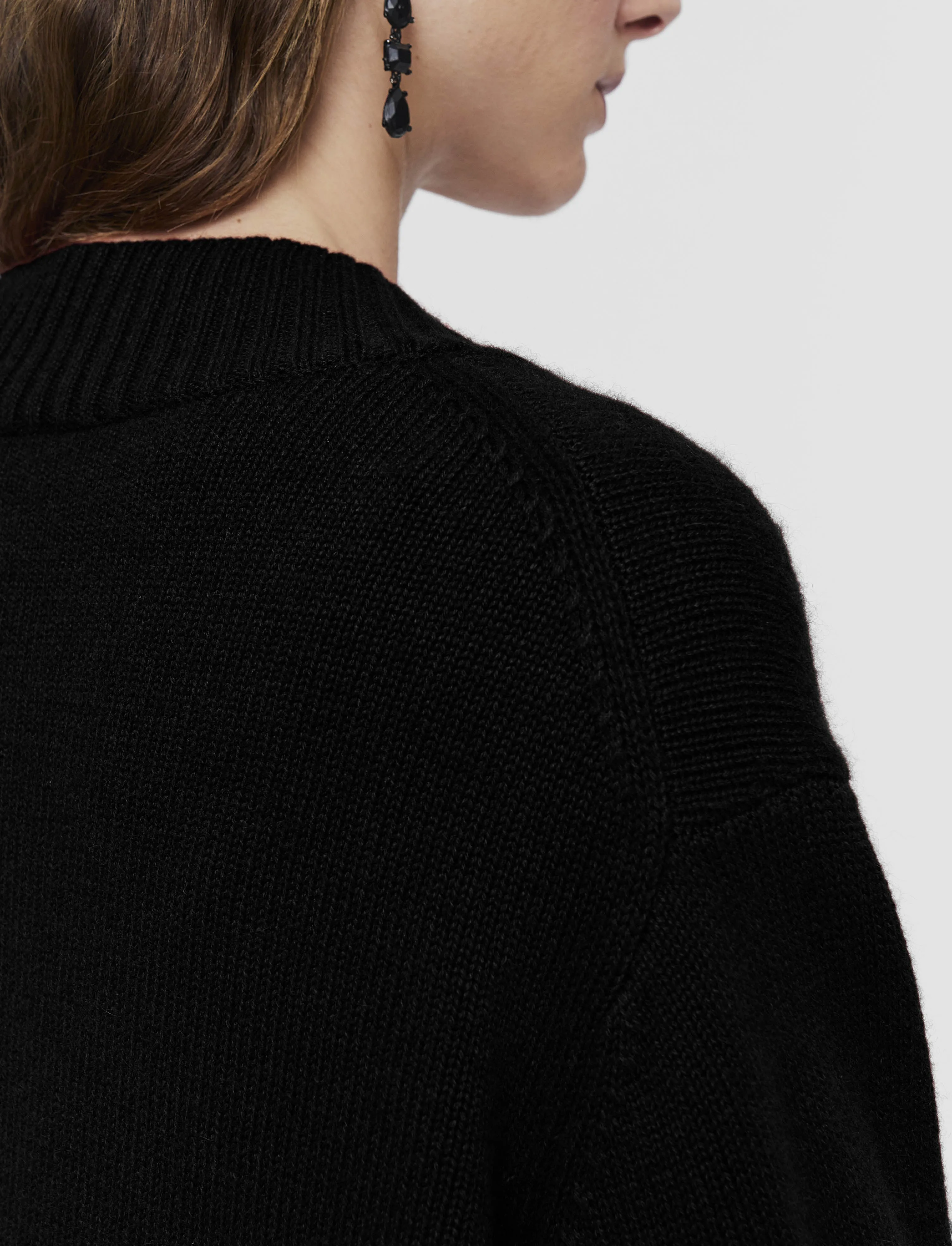 Garment Washed Fall Vibes Luxe Cashmere V Neck Jumper
